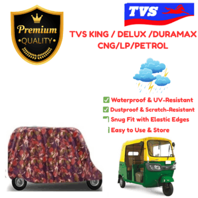 bajaj re compact – high quality autorickshaw cover (military grade)